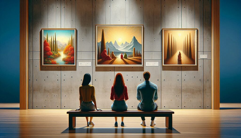 ai generated, gallery, exhibition